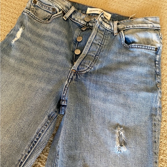 Denim Forum Arlo Straight Jeans - Picture 4 of 4